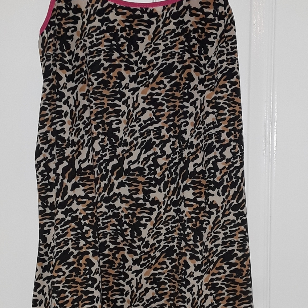 Plus Size Leopard Print Lingerie 3X